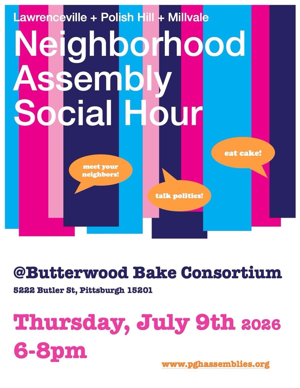 Lawrenceville / Polish Hill / Millvale Social Hour, July 9th