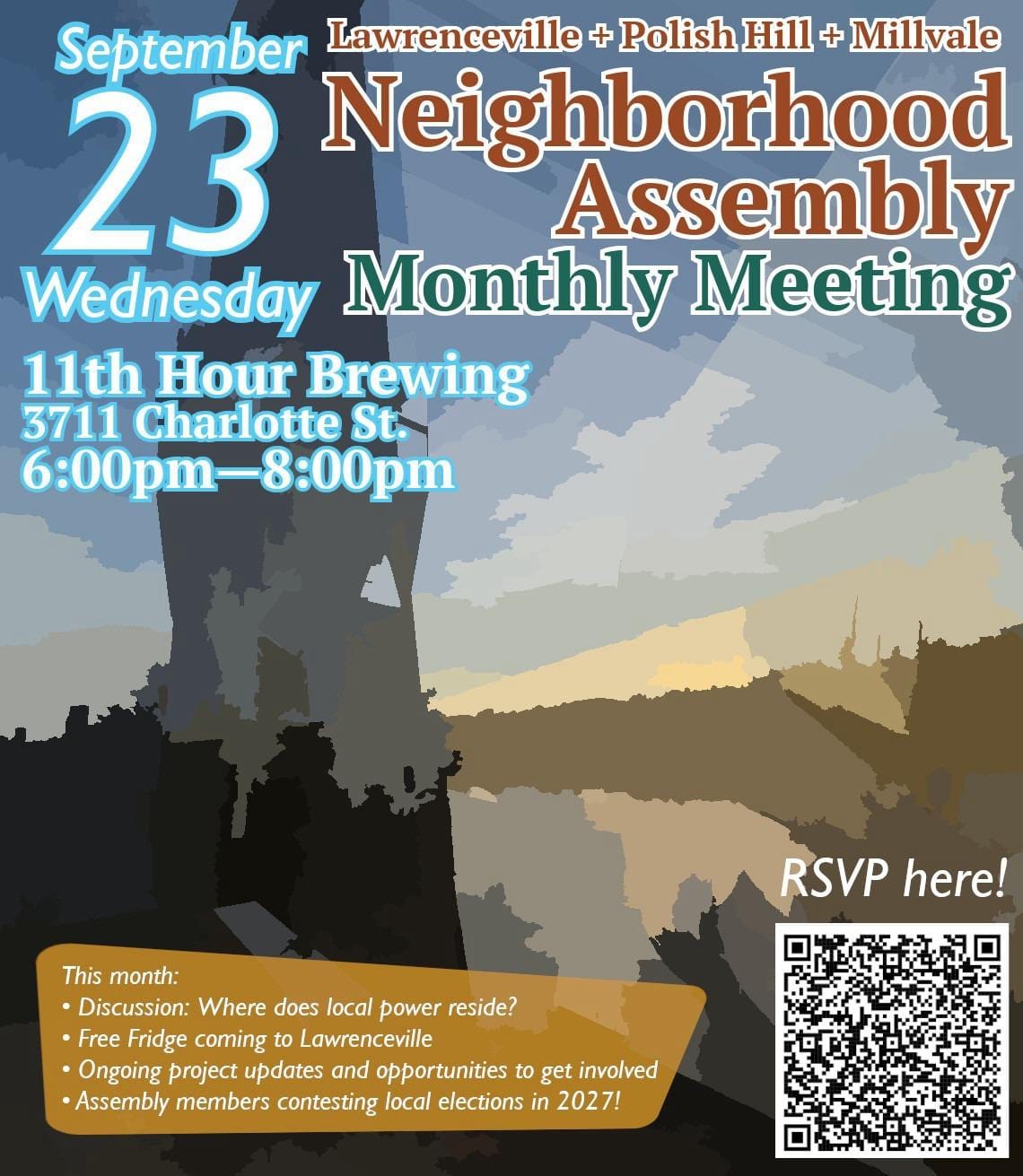 Lawrenceville, Polish Hill, Millvale Neighborhood Assembly Meeting